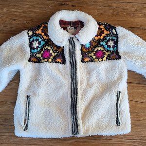 Tach Brunella crochet Jacket size large